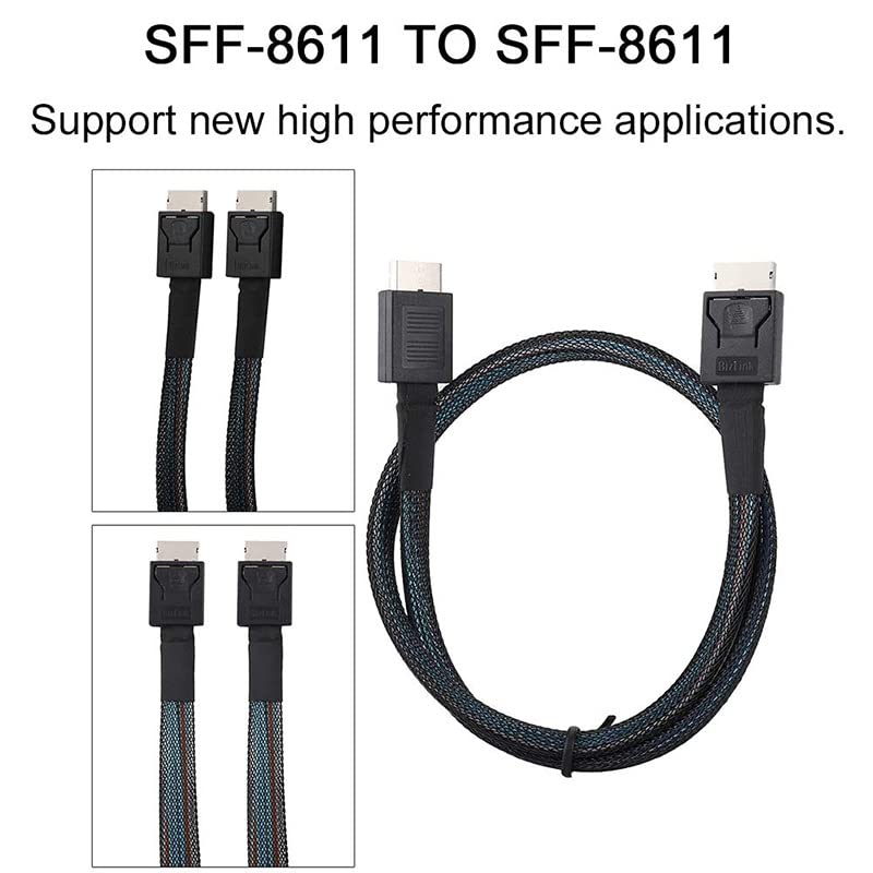 Amazon.co.jp: CYケーブル OcuLink PCIe PCI-Express SFF-8611 4i to